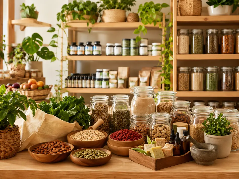 Health Food Shop category illustration